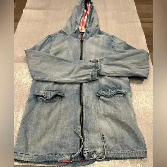 [XS/S] Revolve  Minkpink Hay Seed Anarok in Blue Denim - Picture 2 of 8